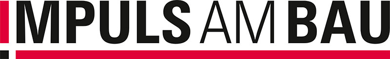 Verein ImPulsAmBau Logo rot schwarz